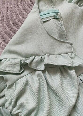Mint yeşili elbise