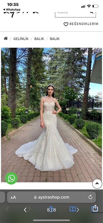 Balık gelinlik - Görsel 7