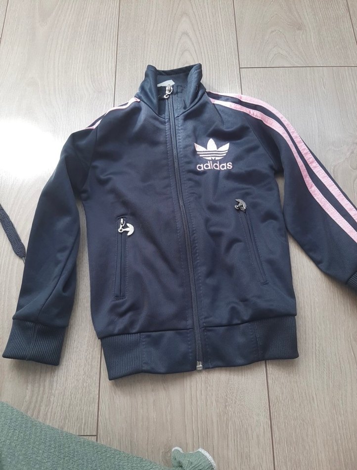 Kız Çocuk Koyu Pembe Adidas Eşofman Takımı - Görsel 4