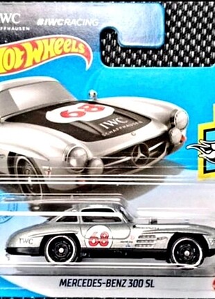 Mercedes-Benz 300SL 1/64 Ölçek 7 cm Lisanslı Hot Whells Diecast 