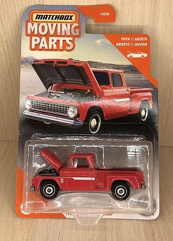 1963 Chevy C10 Pick-Up 1/64 Ölçek 7 cm Lisanslı Matchbox 