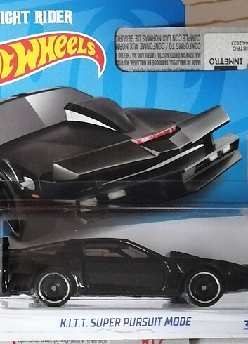 K.I.T.T. Super Pursuit Mode 1/64 Ölçek 7 cm Hot Wheels Araç 