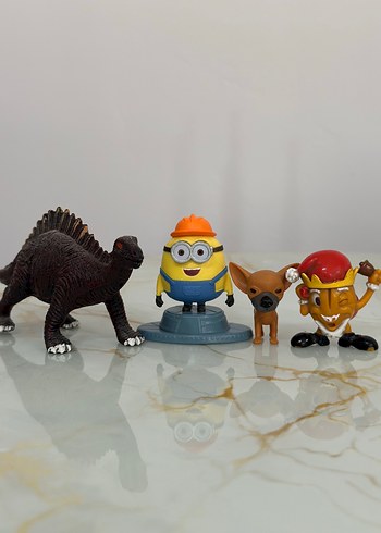 Renkli Minyon ve Hayvan Figürleri Seti