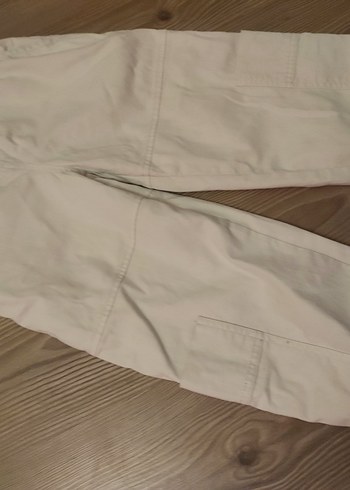 8 Yaş Beden Bej Rahat Kesim Pantolon
