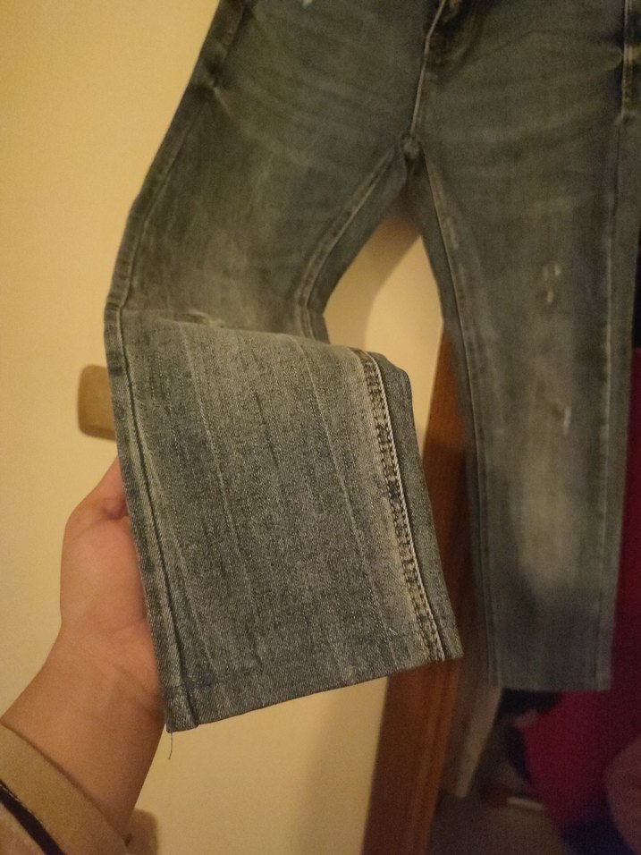 Gri Midi Boy Kadın Denim Jean - Görsel 3