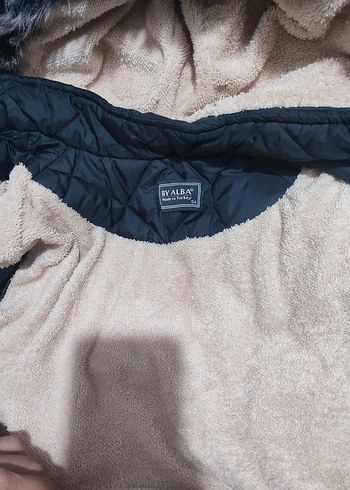 Kürklü Siyah Kadın Kışlık Mont - Görsel 7