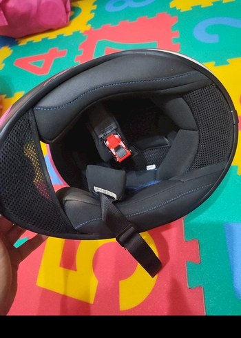 Pembe Baskılı Motosiklet Kaskı, Tokalı - Görsel 7