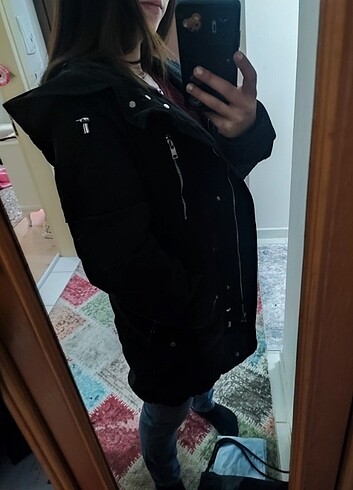 Bershka uzun mont kaban