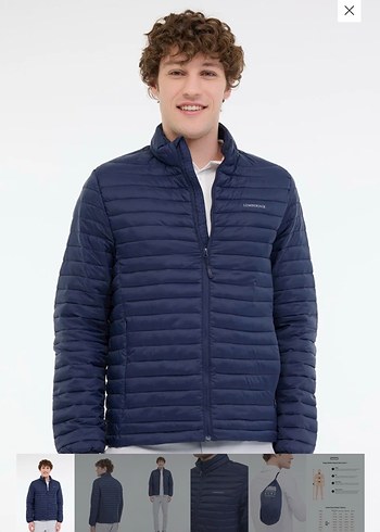 Lumberjack Erkek Lacivert Fermuarlı Günlük Mont - Görsel 2