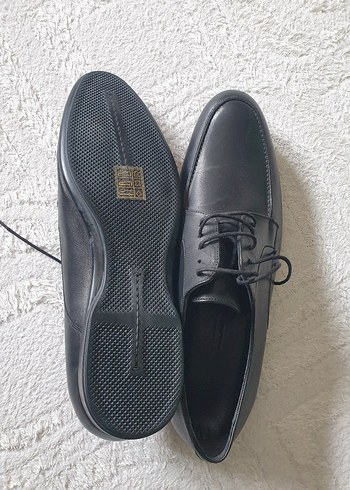 Siyah Deri Erkek Klasik Bağcıklı Ayakkabı - Görsel 3