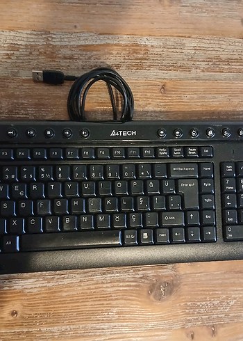 ATECH Siyah Kablolu Klavye - Görsel 2