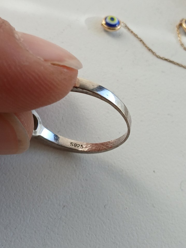 Payet Detaylı Klasik Vintage Kadın Yüzük - Görsel 3