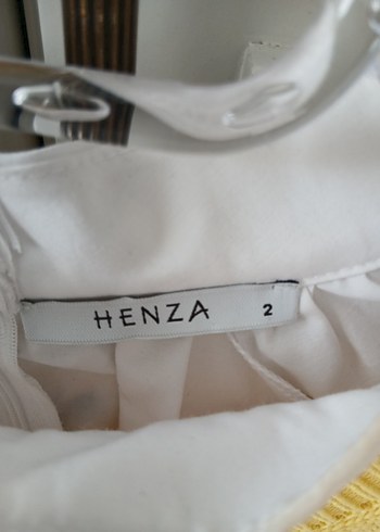 Sarı Triko ve henza marka gömlek S/M uygun - Görsel 2