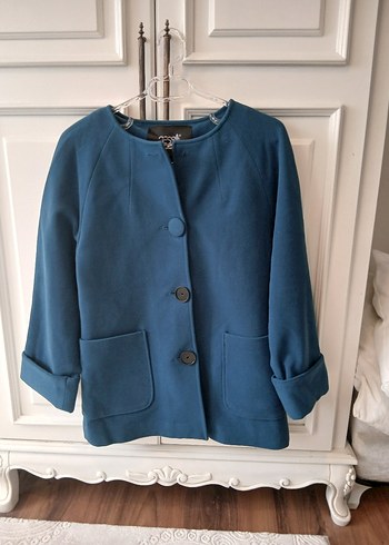 mavi kaşe kaban - Görsel 2