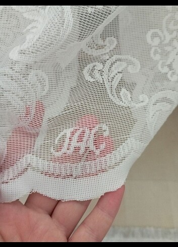 Beden beyaz Renk Osmanlı modeli taç perde