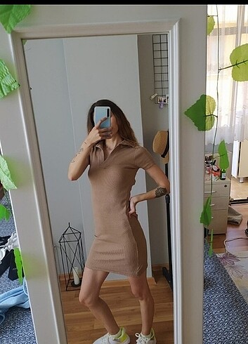 Polo yaka elbise
