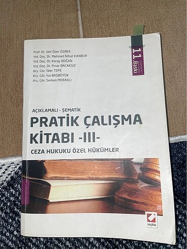 Ceza özel pratik çalışma kitabı