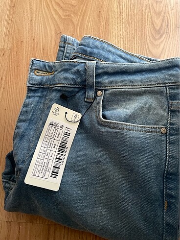 40 Beden mavi Renk Mavi Flare Yüksek Bel jeans