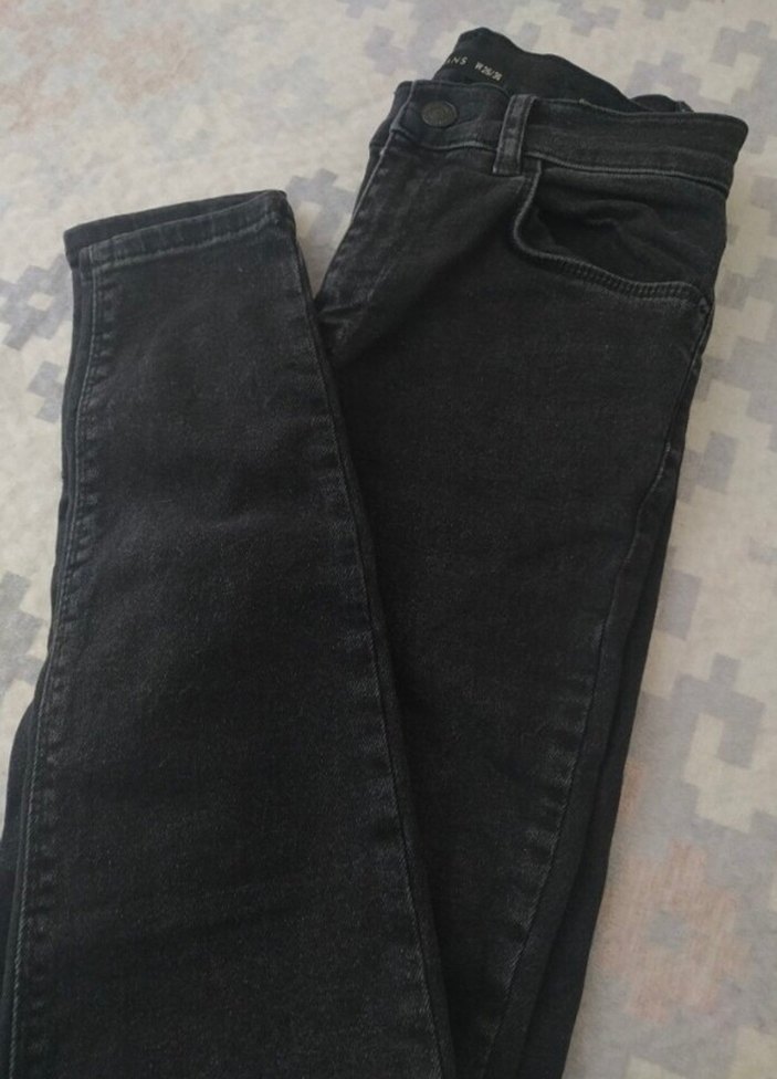 LCWJEANS Siyah Düğmeli Kadın Jean Pantolon - Görsel 2