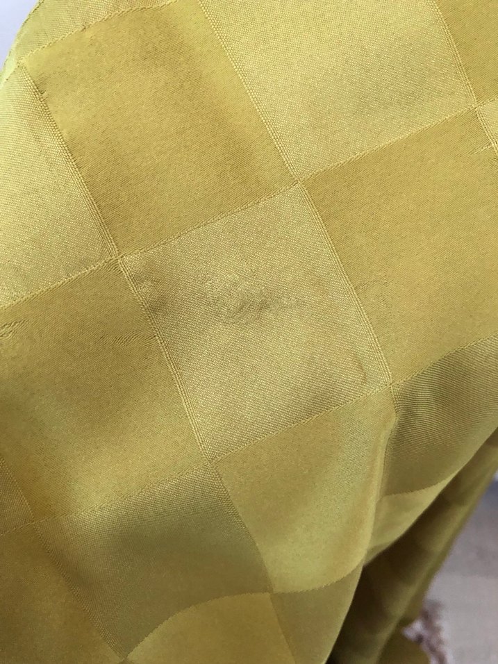 Saten Parlak yağ yeşili Kadın Şal - Görsel 5