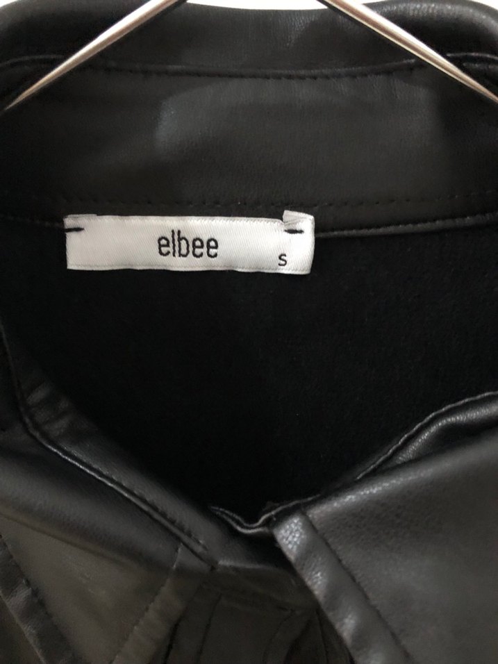 Düğmeli Siyah Deri Ceket - Görsel 3