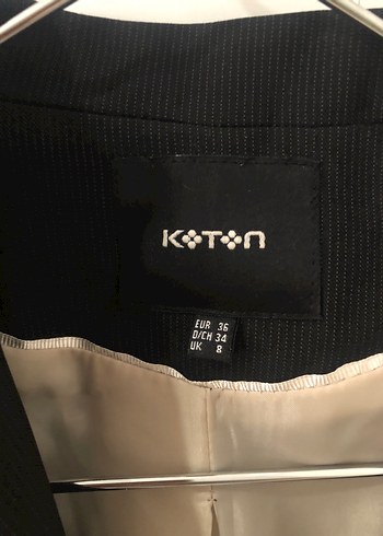 Siyah Düğmeli Kadın Blazer Ceket - Görsel 2