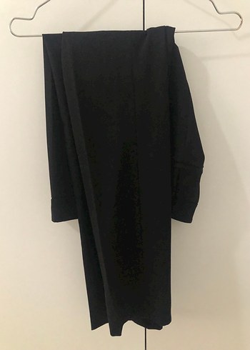 Siyah Kadın Kumaş Pantolon - Görsel 2