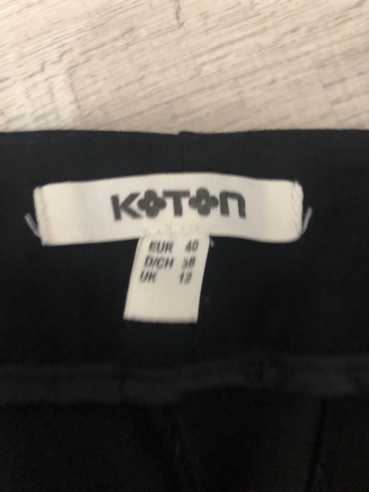 Siyah Kadın Kumaş Pantolon - Görsel 3