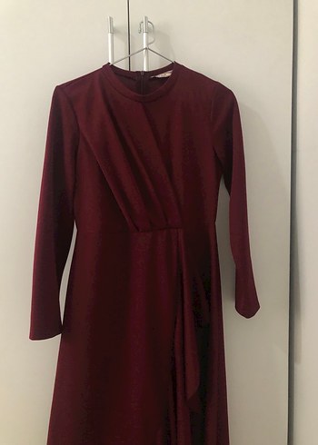 Bordo abiye - Görsel 2