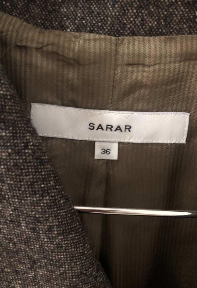 Düğmeli Kahverengi Kadın Blazer Ceket - Görsel 2