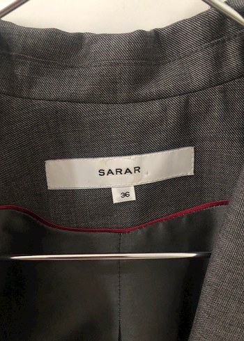 Gri Düğmeli Kadın Blazer Ceket - Görsel 2