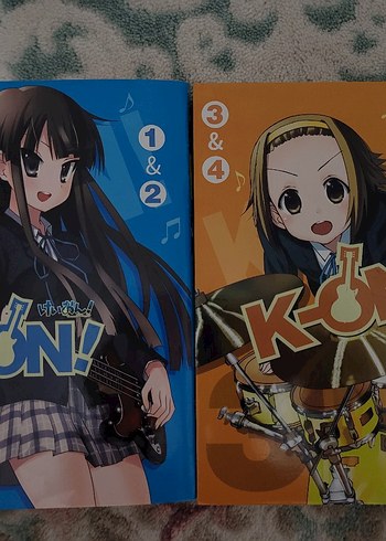 K-ON! Manga Serisi 1-4 Cilt