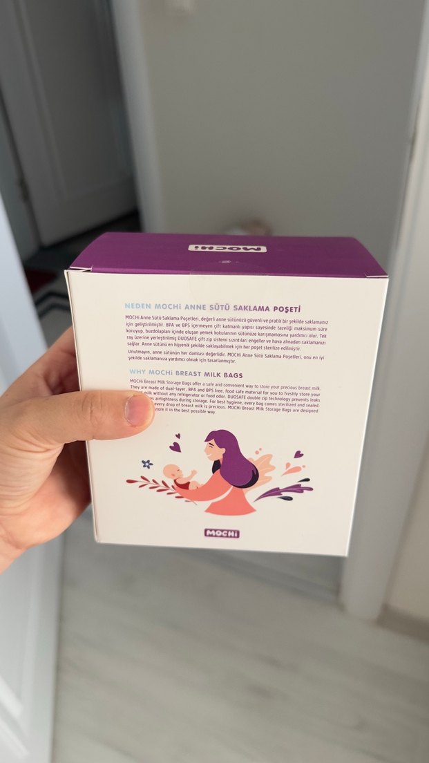 Mochi Anne Sütü Saklama Poşeti 50'li - Görsel 2