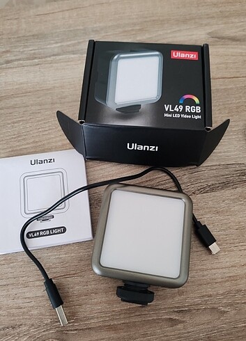 Ulanzı fotoğraf makinesi ışığı 
