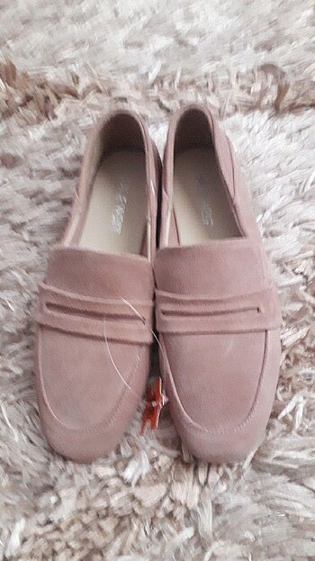 Nine west hakiki süet deri loafer 36 numara