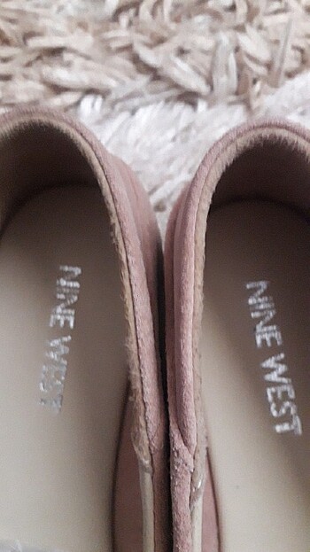 36 Beden Nine west hakiki süet deri loafer 36 numara