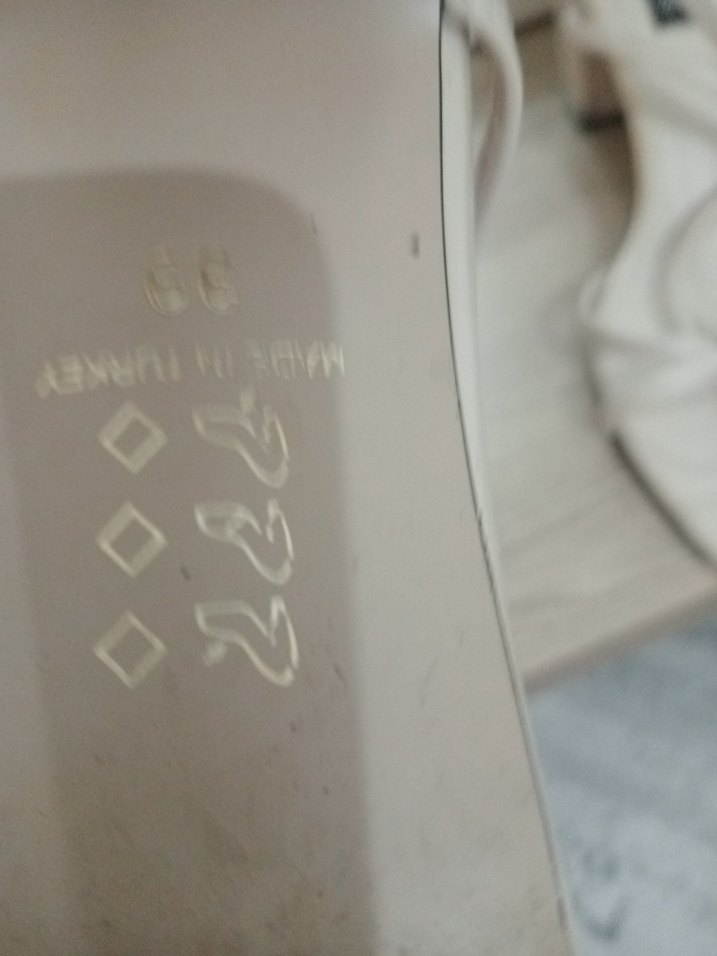 bej renk Tokalı kalin Topuklu Kadın Ayakkabı - Görsel 4