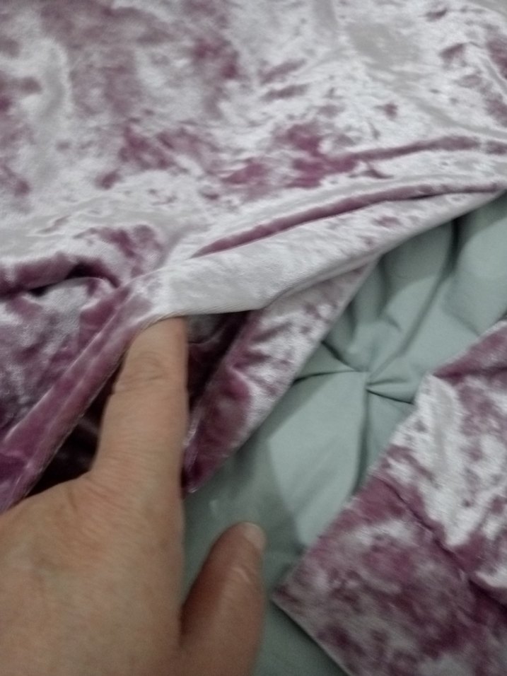 Kadın Pembe Kadife Kapüşonlu Sweatshirt - Görsel 4