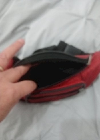 Kırmızı Fermuarlı Erkek Bel Çantası - Görsel 4