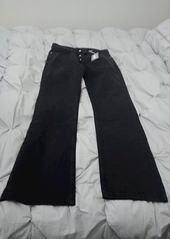 Cernucci Siyah Düğmeli Kadın Jean - Görsel 7