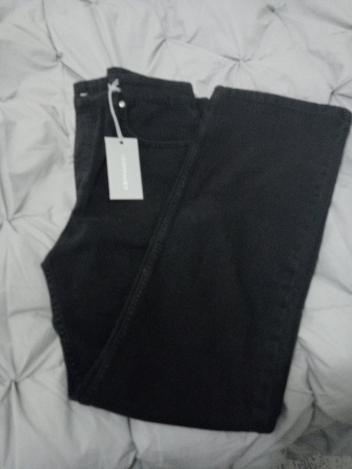 Cernucci Siyah Düğmeli Kadın Jean - Görsel 3