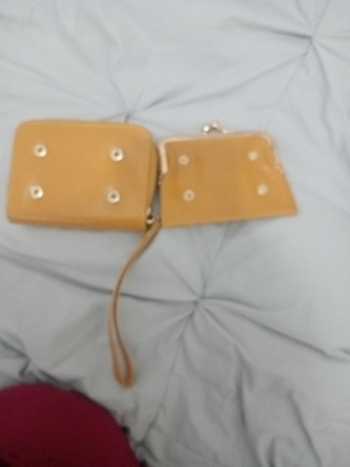 Bej Deri Kadın Clutch Cüzdan - Görsel 3