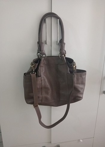 hakiki Deri orjinal Kadın Çanta, - Görsel 2