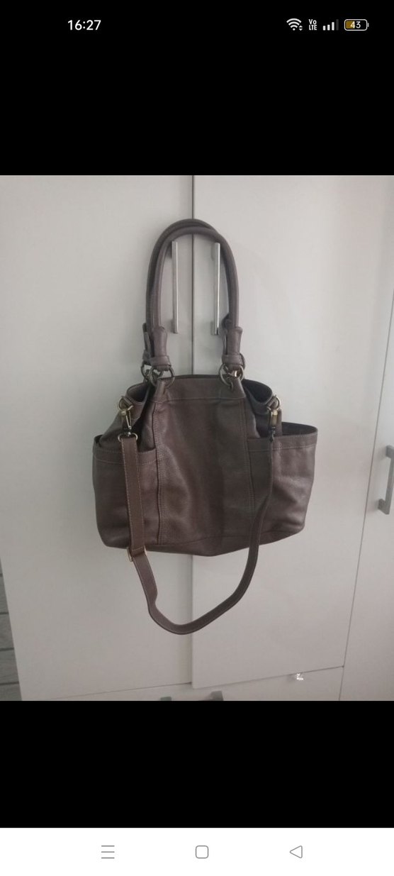 hakiki Deri orjinal Kadın Çanta, - Görsel 5