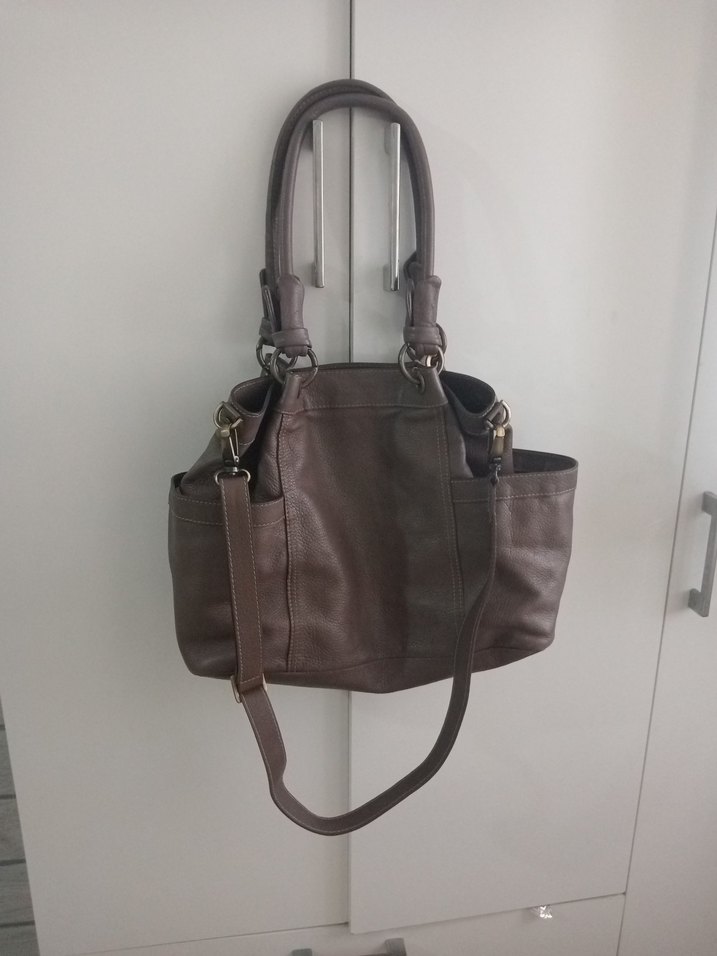 hakiki Deri orjinal Kadın Çanta, - Görsel 2