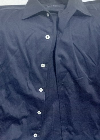 Vakko Mavi Erkek Gömlek Notch Yaka - Görsel 2