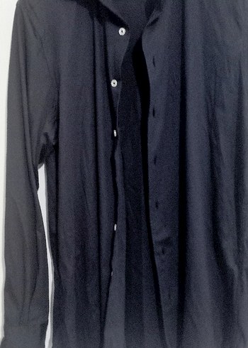 Vakko Mavi Erkek Gömlek Notch Yaka - Görsel 4