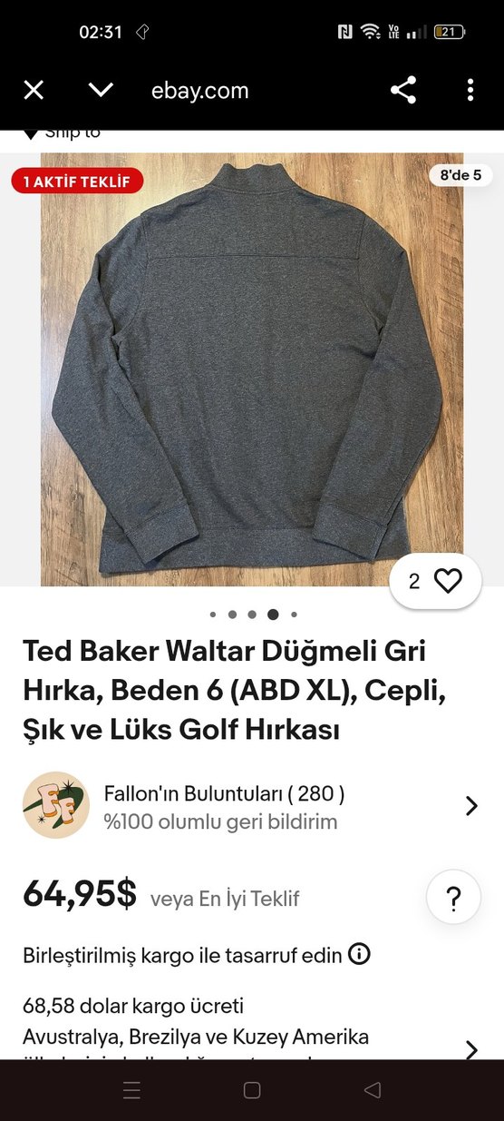 Gri Düğmeli Erkek Midi Ceket - Görsel 3