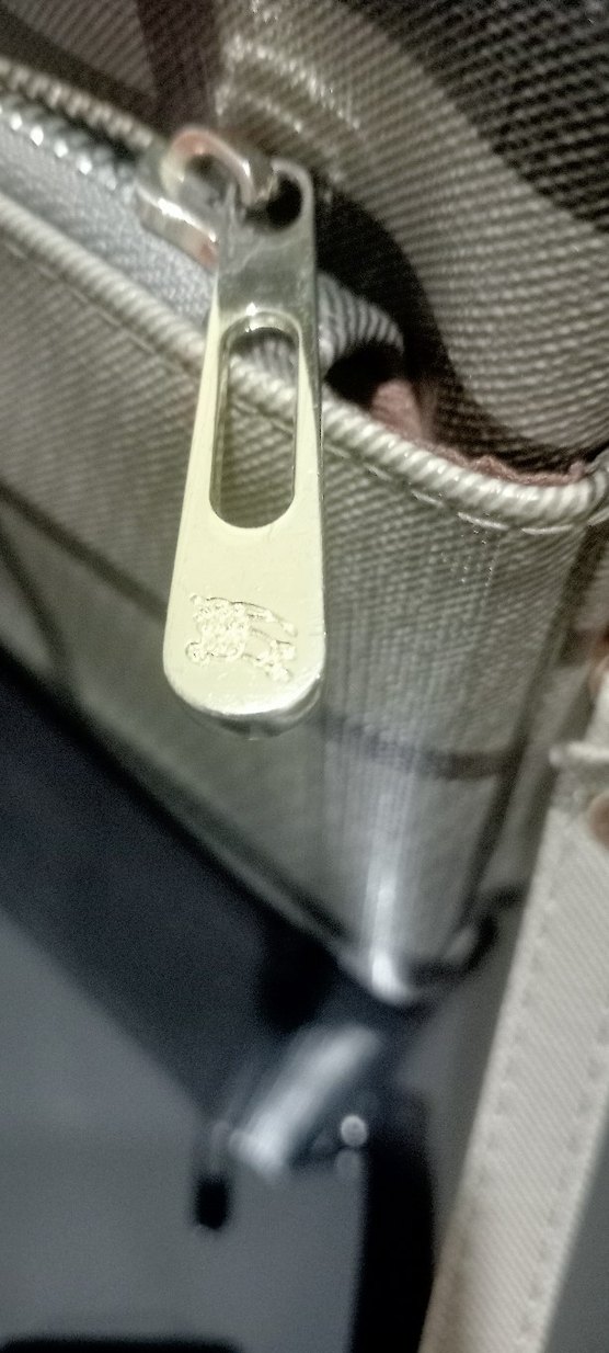 Ekose Desenli Fermuarlı Kadın Portföy Çanta - Görsel 2