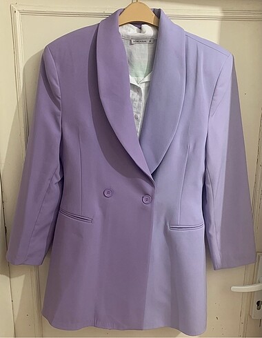 Lila Blazer Ceket Sıfır